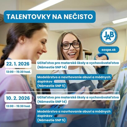 TALENTOVKY NA NEČISTO: Príď si vyskúšať, čo Ťa čaká!