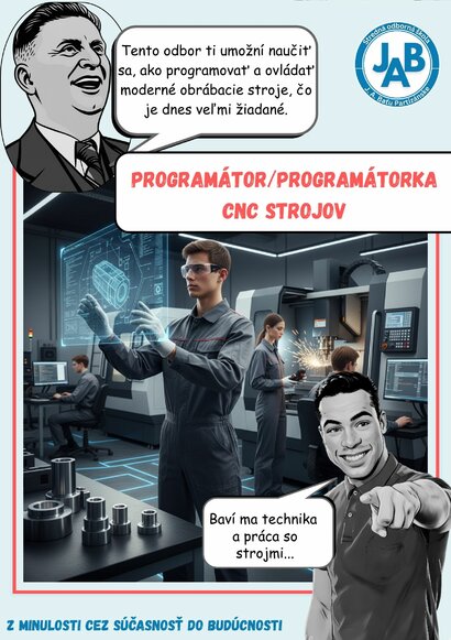 Programátor obrábacích a zváracích strojov a zariadení - duálne vzdelávanie
