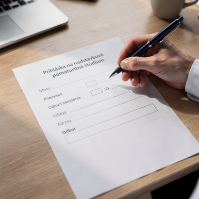 Prihláška na nadstavbové a pomaturitné štúdium