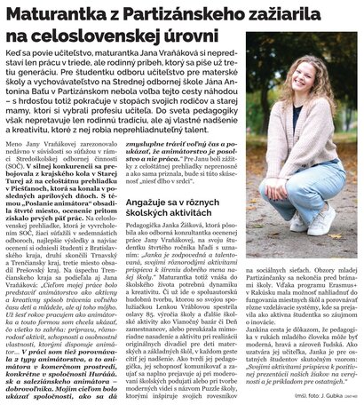 Janka Vraňáková v Tempe