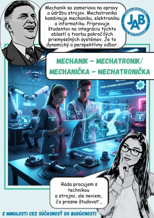 Mechanik - mechatronik - duálne vzdelávanie