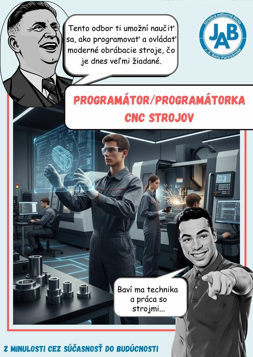 Programátor obrábacích a zváracích strojov a zariadení - duálne vzdelávanie