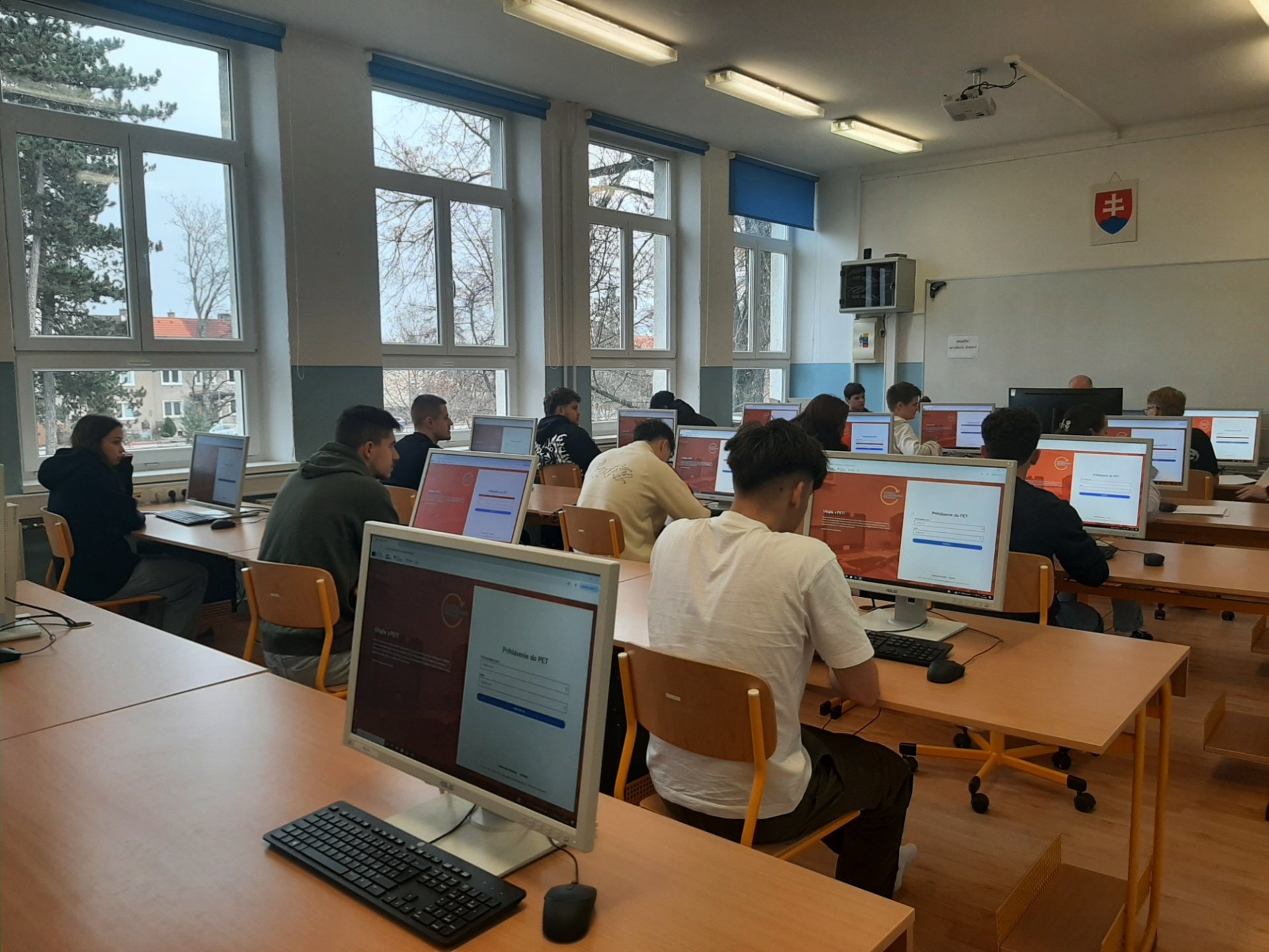 Záťažové testovanie e-maturity na našej škole